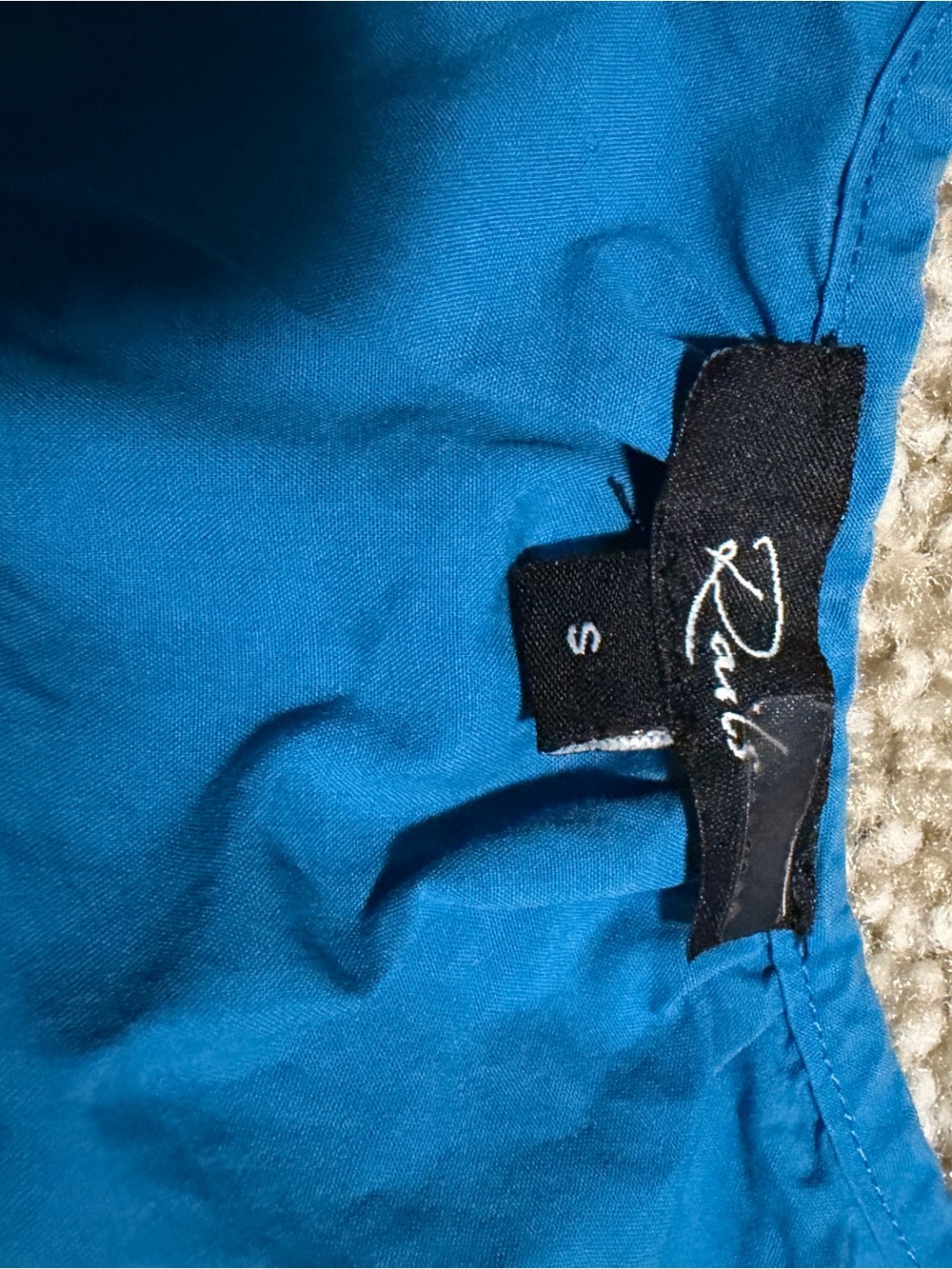 Rails Tina Bright Blue Flutter Sleeve Midi/Maxi Dress Size Small | MSRP $248 - Picture 2 of 9